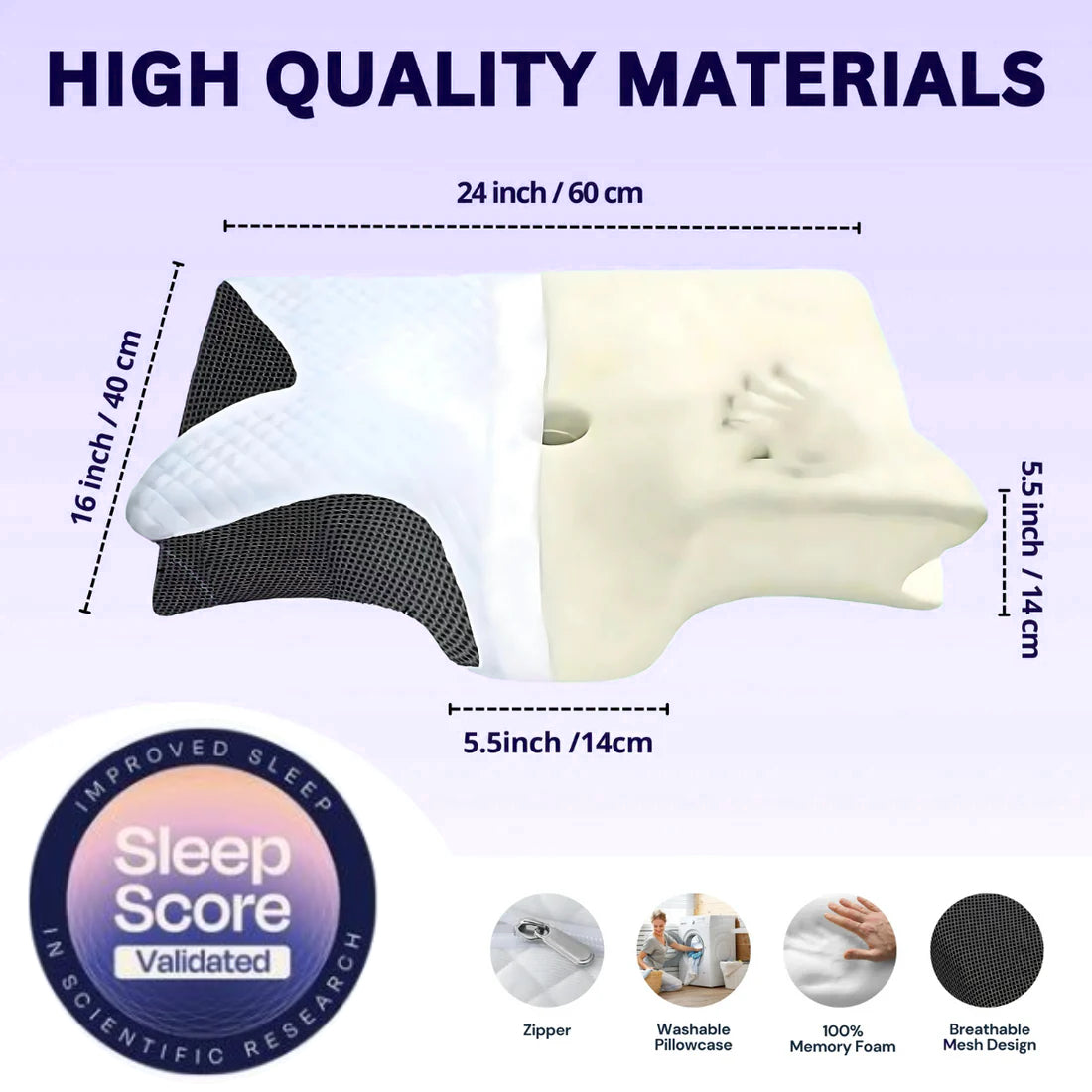One® Relief Pillow – Deep Sleep, No Pain