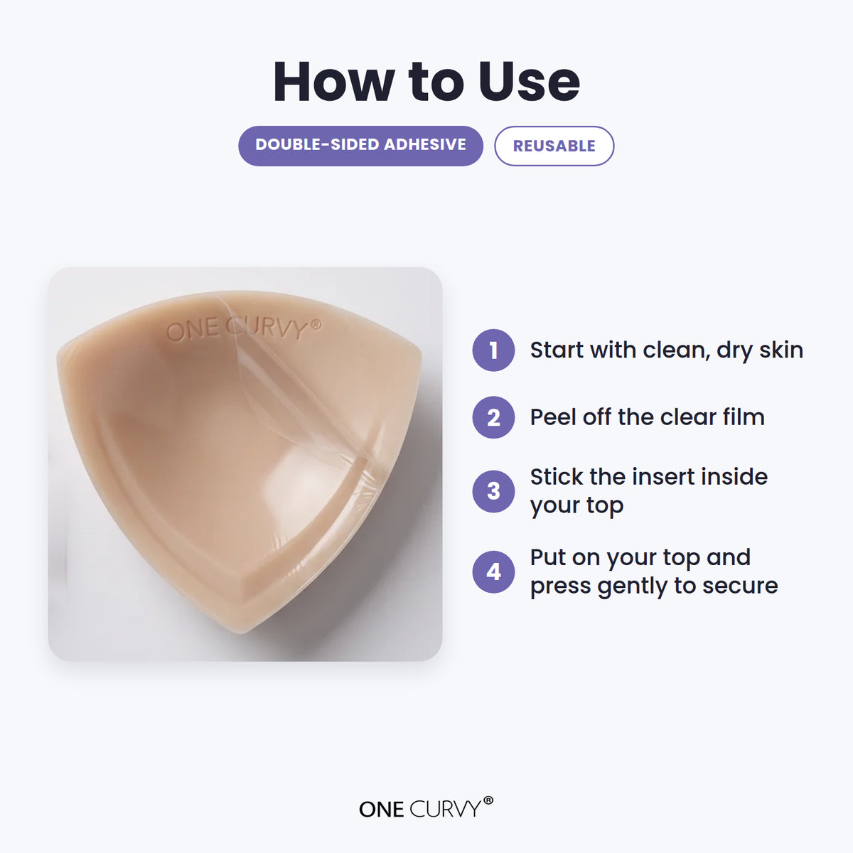 One® Natural Lift Inserts (Reusable)