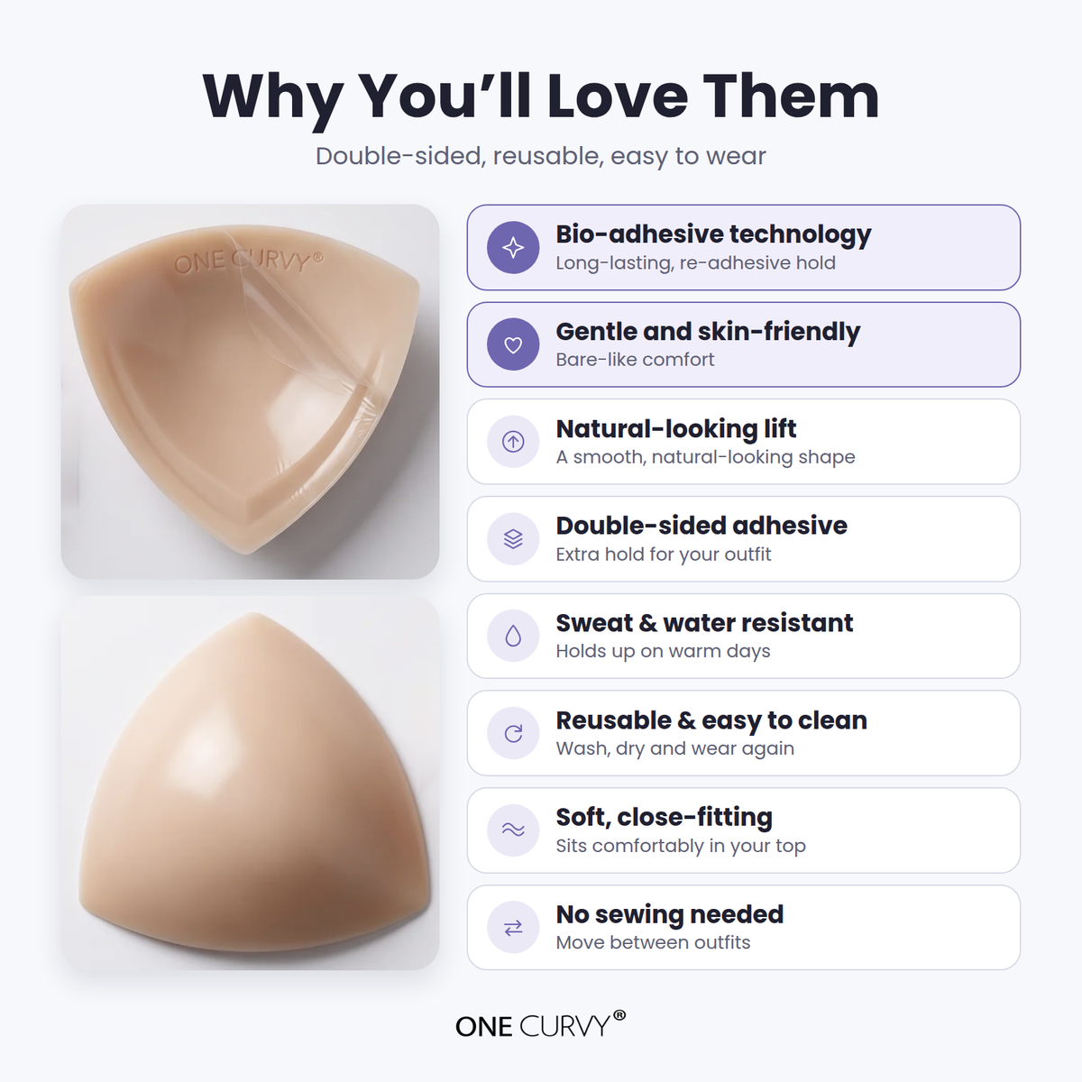 One® Natural Lift Inserts (Reusable)