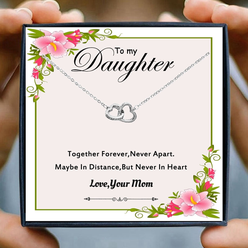 To My daughter, Together Forever Necklace💕